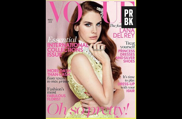 Lana Del Rey en couv' du British Vogue de mars