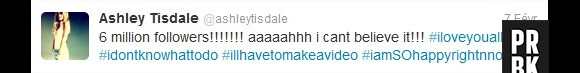 Ashley Tisdale jubile