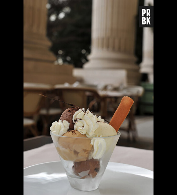 coupe de glaces chocolat au mini palais