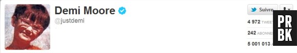 Demi Moore change son nom sur Twitter