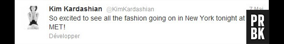 Kim Kardashian était toute excitée à l'idée de se rendre au gala du Met