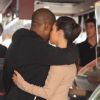 Kim Kardashian et Kanye West en plein câlin