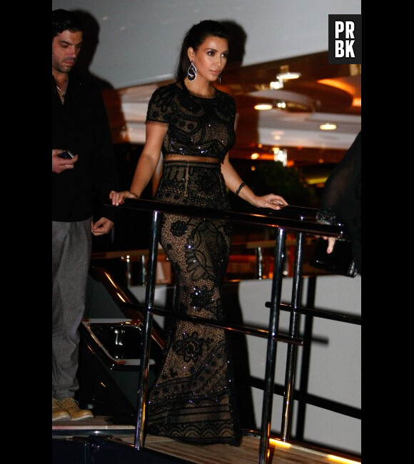 Kim Kardashian canon à la soirée de P.Diddy