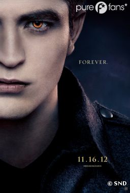 Premier poster d'Edward dans Twilight 4 partie 2 !