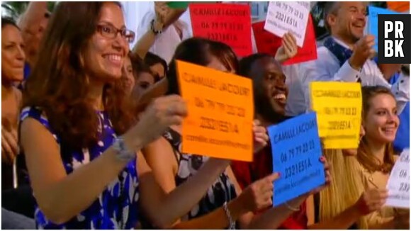 Même le public a sa pancarte !