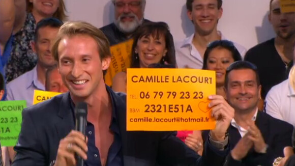 Camille Lacourt : son numéro dévoilé en direct au Grand Journal ! (VIDEO)