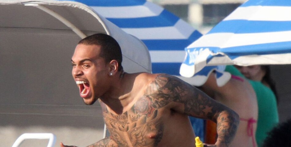 Chris Brown furieux, ça donne ça