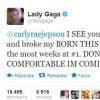 Lady Gaga VS Carly Rae Jepsen, 1er round sur Twitter