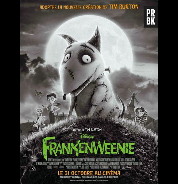 Frankenweenie dans les salles françaises dès le 31 octobre 2012 !