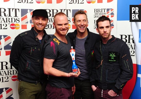 Coldplay au top aux Brit Awards 2012