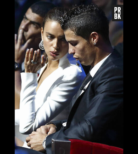 Cristiano Ronaldo et Irina Shayk en pleine discussion