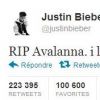 Justin Bieber perd son record de partages sur Twitter