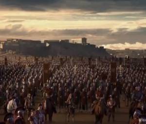 Les Romains sont prêts à combattre Spartacus