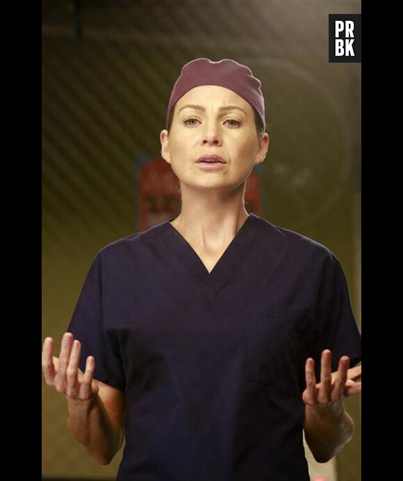 Meredith semble inquiète dans l'épisode 9 de la saison 9 de Grey's Anatomy