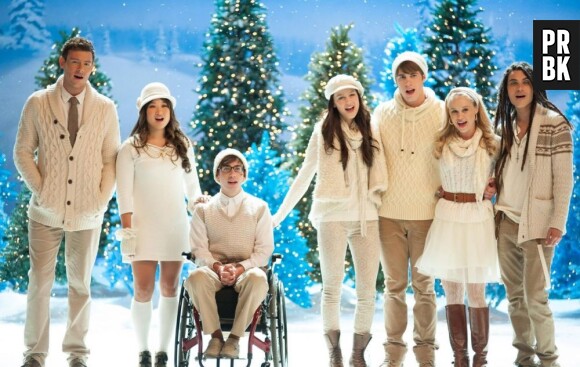 Ambiance Noël dans Glee !