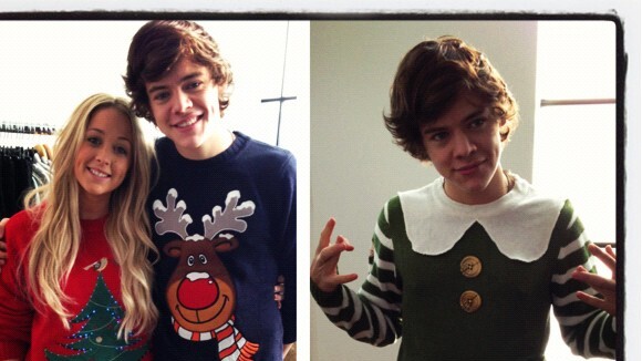 Harry Styles déguisé en elfe pour Noël