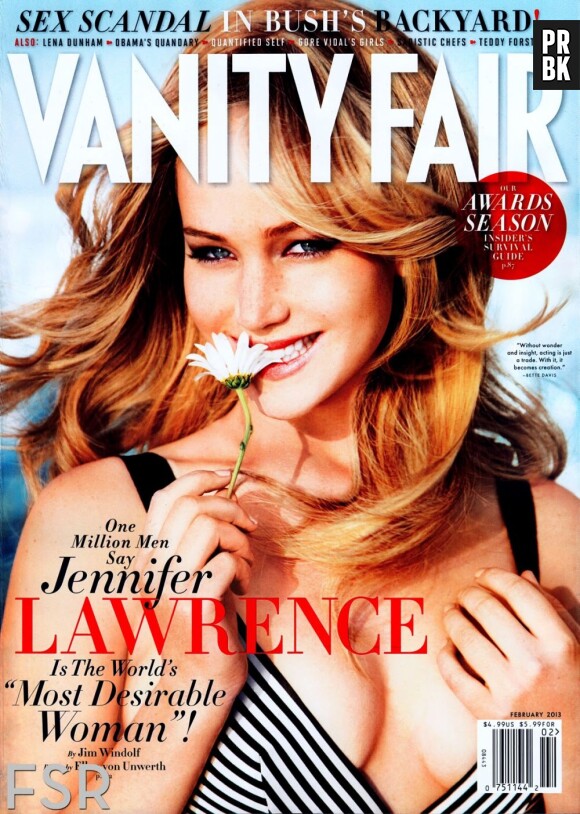 Vanity Fair offre une Une sexy à Jennifer Lawrence !