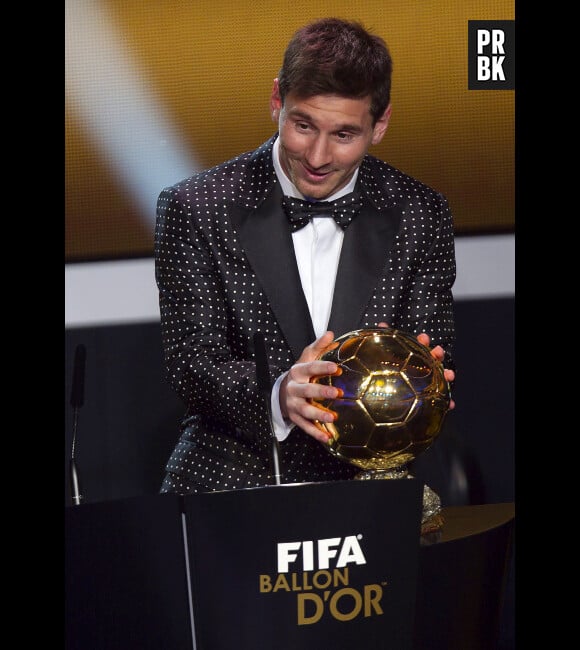 Lionel Messi, en mode Psy pour recevoir son Ballon d'Or