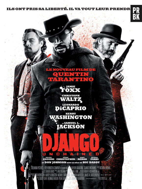 Django Unchained devance les films français lors des premières séances parisiennes