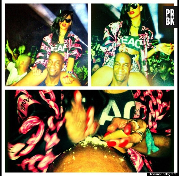 Rihanna et sa fameuse photo où elle consomme selon elle de la marijuana et non de la cocaïne...
