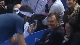 Juan Martín del Potro : clic clac photo d'une fille en plein match