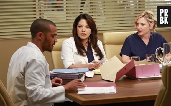 Réunion entre les médecins dans Grey's Anatomy