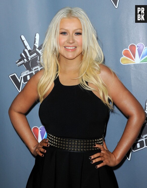 Christina Aguilera et ses "56 kg" le 21 mars 2013