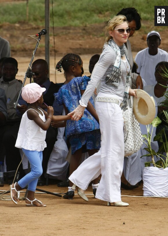 Madonna très présente au Malawi