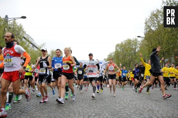 La 37ème édition du Marathon de Paris, c'est parti