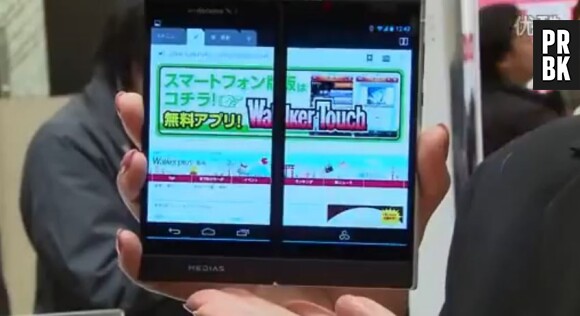 Le smartphone à deux écrans de NEC permet le multitâche
