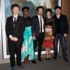 Michel Gondry, Aissa Maiga, Romain Duris, Audrey Tautou et Gad Elmaleh à l'avant-première de l'Ecume des jours à Paris, le 19 avril 2013