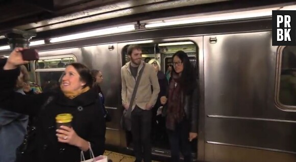 Michael Bublé a surpris les New-Yorkais dans le métro