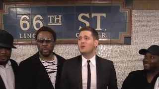 Michael Bublé : Concert surprise...dans le métro New-yorkais