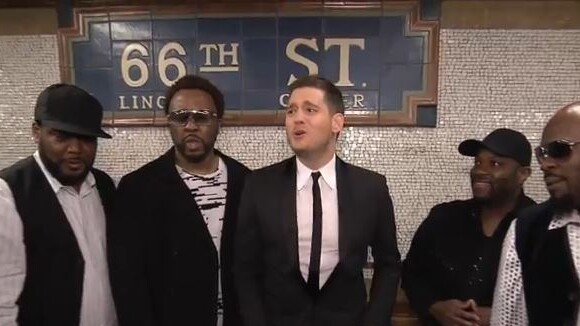 Michael Bublé : Concert surprise...dans le métro New-yorkais