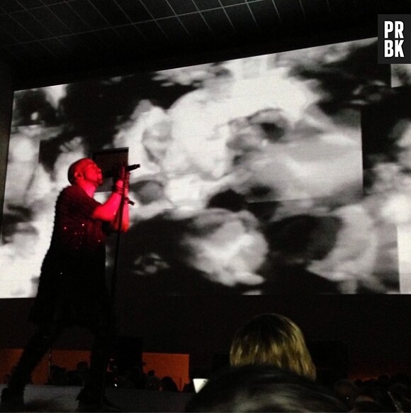 Kanye West sur la scène du MET Ball 2013 le 6 mai à New-York