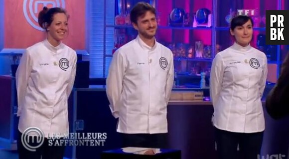 Pierre, Annelyse et Virginie sont arrivés en finale de Masterchef sur TF1.