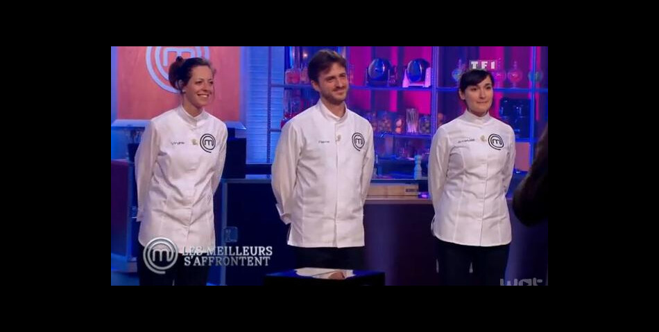 Pierre, Annelyse et Virginie sont arrivés en finale de Masterchef sur TF1.