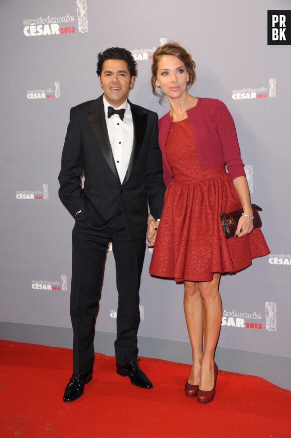 Jamel Debbouze et Mélissa Theuriau aux César 2013