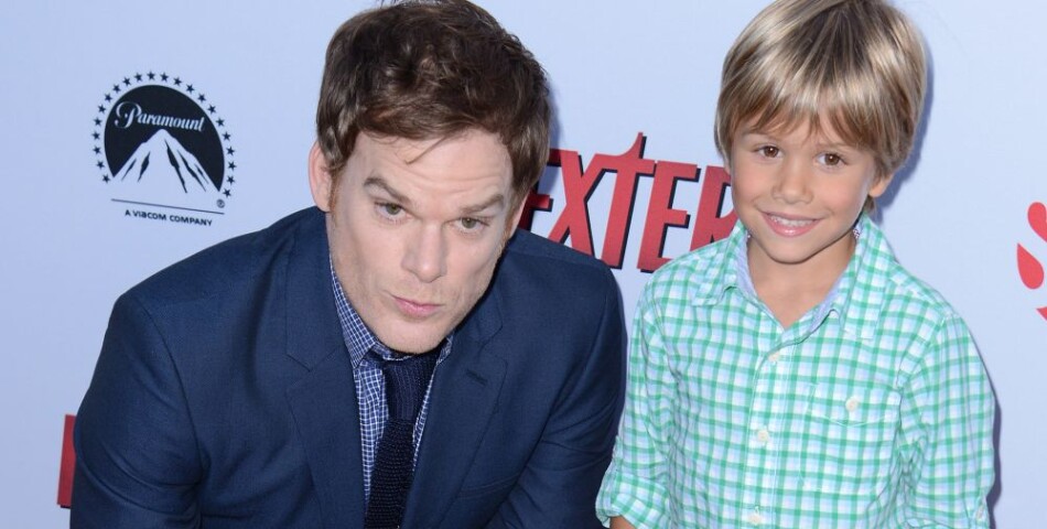 Michael C. Hall et Jaden Wells à la fête Dexter saison 8, le 15 juin 2013 à L.A