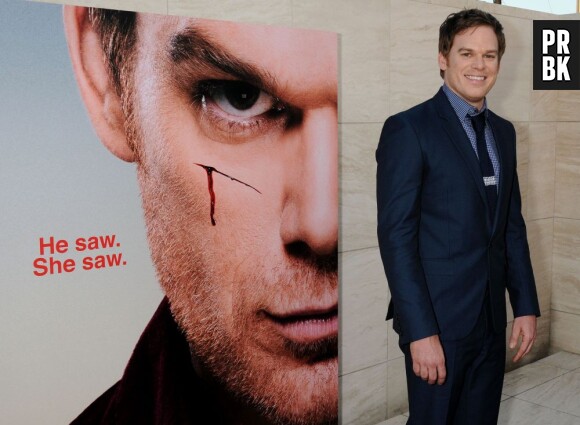 Michael C. Hall tout sourire à la soirée Dexter saison 8, le 15 juin 2013 à L.A