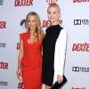 Julie Benz et Yvonne Strahovski, deux blondes réunies pour Dexter saison 8, le 15 juin 2013 à L.A