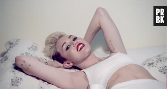 Miley Cyrus sexy dans le clip de We Can't Stop
