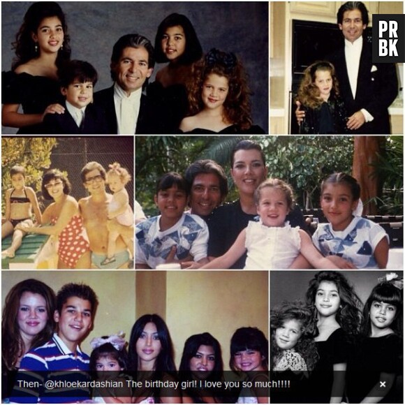 Kim Kardashian : son photomontage nostalgique pour les 29 ans de sa soeur Khloe