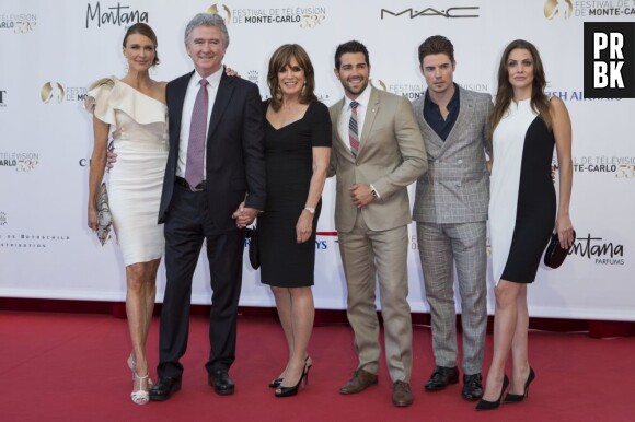 Les acteurs de Dallas lors du Festival de télévision de Monte Carlo 2013