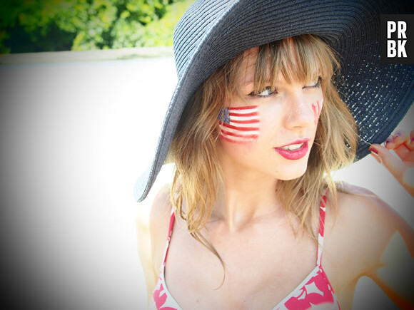 Taylor Swift lors de la fête du 4 juillet 2013