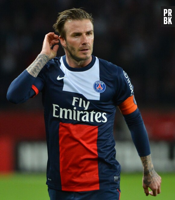 Le nouveau maillot du PSG porté par David Beckham