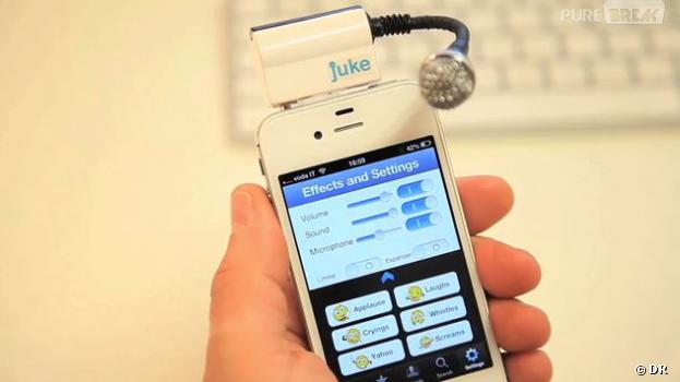JUKE : votre smartphone en mode karaoke