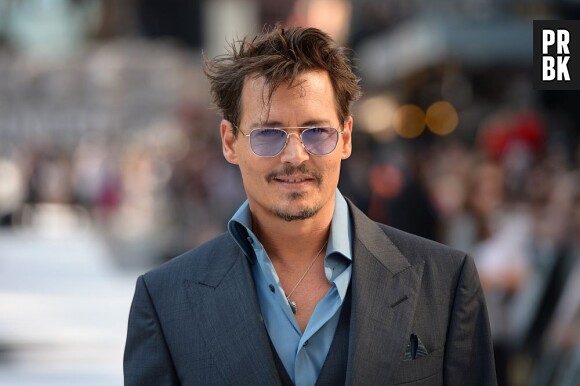 Johnny Depp à Londres, le 21 juillet 2013