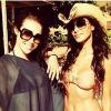 Nicole Scherzinger : sexy en compagnie de sa cousine, le 19 août 2013 sur Instagram