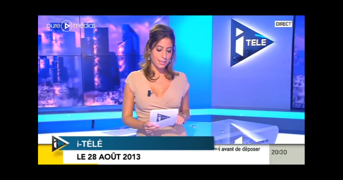 Léa Salamé "piégée" sur i-Télé : "J'ai fait péter le décolleté" - PureBreak